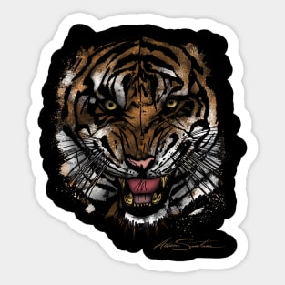 Tiger Face Sticker